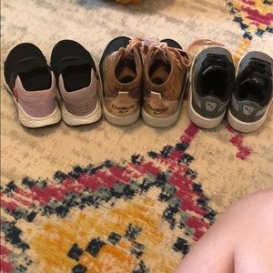 Bundle of 3 pairs of toddler shoes - see details